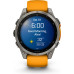 Garmin Fenix 8 47 mm AMOLED Sapphire Titanium Orange Graphite Garmin Fenix 8 47 mm AMOLED Sapphire Titanium Orange Graphite