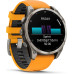 Garmin Fenix 8 47 mm AMOLED Sapphire Titanium Orange Graphite Garmin Fenix 8 47 mm AMOLED Sapphire Titanium Orange Graphite