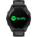 Garmin Forerunner 265 Black Bezel and Case with Black/Powder Gray Silicone Band Garmin Forerunner 265 Black Bezel and Case with Black/Powder Gray Silicone Band