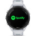 Garmin Forerunner 265S Black Bezel with Whitestone Case and Whitestone/Neo Tropic Silicone Band
