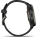 Garmin Venu 2 Plus Slate Stainless Steel Bezel with Black Case and Silicone Band