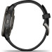 Garmin Venu 2 Plus Slate Stainless Steel Bezel with Black Case and Silicone Band