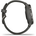 Garmin Venu 2S Slate Stainless Steel Bezel with Graphite Case and Silicone Band