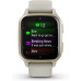 Garmin Venu Sq 2 Music Edition Cream Gold Aluminium Bezel with French Grey Case and Silicone Band