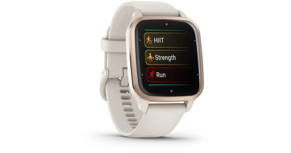 Garmin Venu Sq 2 Music Ivory and Peach Gold - 010-02700-11 - Stapletons  Expert Electrical