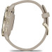 Garmin Venu 3S Soft Gold Stainless Steel Bezel with French Gray Case and Silicone Band