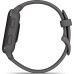 Garmin Venu Sq 2 Slate Aluminum Bezel with Shadow Gray Case and Silicone Band