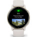 Garmin vívoactive 5 Cream Gold Aluminum Bezel with Ivory Case and Silicone Band