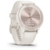 Garmin vívomove Sport Ivory Case and Silicone Band with Peach Gold Accents