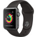 Apple Watch Series 3 38mm GPS Space Gray Aluminium Case with Black Sport Band
