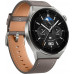 Huawei Watch GT 3 Pro 46mm Titanium Case With Gray Leather Strap