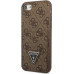 Guess 4G Saffiano Double Card Zadní Kryt pro iPhone iPhone 7 / 8 / SE (2020) / SE (2022) Brown