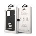 Karl Lagerfeld Liquid Silicone Choupette Zadní Kryt pro iPhone 14 Pro Black