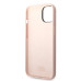 Karl Lagerfeld Liquid Silicone Choupette Zadní Kryt pro iPhone 14 Pink