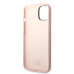 Karl Lagerfeld Liquid Silicone Choupette Zadní Kryt pro iPhone 14 Plus Pink