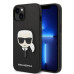 Karl Lagerfeld PU Saffiano Karl Head Zadní Kryt pro iPhone 14 Black