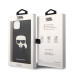 Karl Lagerfeld PU Saffiano Karl Head Zadní Kryt pro iPhone 14 Black