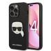 Karl Lagerfeld PU Saffiano Karl Head Zadní Kryt pro iPhone 14 Pro Black