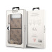 Guess 4G Charms Zadní Kryt pro Samsung Galaxy Z Flip4 Brown