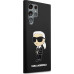 Karl Lagerfeld Liquid Silicone Ikonik NFT Zadní Kryt pro Samsung Galaxy S23 Ultra Black