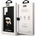 Karl Lagerfeld Liquid Silicone Ikonik NFT Zadní Kryt pro Samsung Galaxy S23 Ultra Black