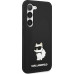 Karl Lagerfeld Liquid Silicone Choupette NFT Zadní Kryt pro Samsung Galaxy S23+ Black