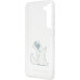 Karl Lagerfeld PC/TPU Choupette Eat Zadní Kryt pro Samsung Galaxy S23+ Transparent