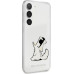 Karl Lagerfeld PC/TPU Choupette Eat Zadní Kryt pro Samsung Galaxy S23+ Transparent