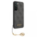 Guess 4G Charms Zadní Kryt pro Samsung Galaxy S23 Grey