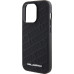 Karl Lagerfeld PU Quilted Pattern Zadní Kryt pro iPhone 15 Pro Black