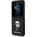 Karl Lagerfeld PU Saffiano Monogram Ikonik NFT Zadní Kryt pro Samsung Galaxy Z Flip5 Black