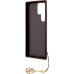 Guess 4G Charms Zadní Kryt pro Samsung Galaxy S24 Ultra Brown