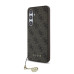 Guess 4G Charm Zadní Kryt pro Samsung Galaxy S24 FE Brown