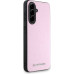 Karl Lagerfeld PU Saffiano Metal Logo Zadní Kryt pro Samsung Galaxy A56 Pink