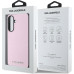 Karl Lagerfeld PU Saffiano Metal Logo Zadní Kryt pro Samsung Galaxy A56 Pink