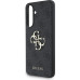 Guess PU 4G Metal Logo Zadní Kryt pro Samsung Galaxy A56 5G Grey