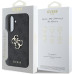 Guess PU 4G Metal Logo Zadní Kryt pro Samsung Galaxy A56 5G Grey
