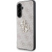 Guess PU 4G Metal Logo Zadní Kryt pro Samsung Galaxy A56 5G Pink