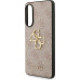 Guess PU 4G Metal Logo Zadní Kryt pro Samsung Galaxy S25 Edge Pink