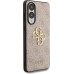 Guess PU 4G Metal Logo Zadní Kryt pro Samsung Galaxy S25 Edge Pink