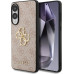 Guess PU 4G Metal Logo Zadní Kryt pro Samsung Galaxy S25 Edge Pink