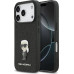 Karl Lagerfeld Fixed Glitter Metal Ikonik Zadní Kryt pro iPhone 17 Pro Black Karl Lagerfeld Fixed Glitter Metal Ikonik Zadní Kryt pro iPhone 17 Pro Black