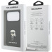 Karl Lagerfeld Fixed Glitter Metal Ikonik Zadní Kryt pro iPhone 17 Pro Black Karl Lagerfeld Fixed Glitter Metal Ikonik Zadní Kryt pro iPhone 17 Pro Black
