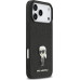 Karl Lagerfeld Fixed Glitter Metal Ikonik Zadní Kryt pro iPhone 17 Pro Max Black