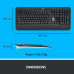 Logitech MK540 ADVANCED Set bezdrátové klávesnice a myši 920-008675  (DE lokalizace)