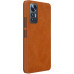 Nillkin Qin Book Pouzdro pro Xiaomi 12 Lite Brown