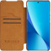 Nillkin Qin Book Pouzdro pro Xiaomi 12 Lite Brown