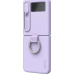 Nillkin CamShield Silky Silikonový Kryt pro Samsung Galaxy Z Flip4 Misty Purple