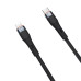 Nillkin Flowspeed Liquid Silicone Datový Kabel USB-C/Lightning 1,2m 27W Black