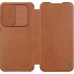 Nillkin Qin Book PRO Pouzdro pro Samsung Galaxy A56 5G Brown
